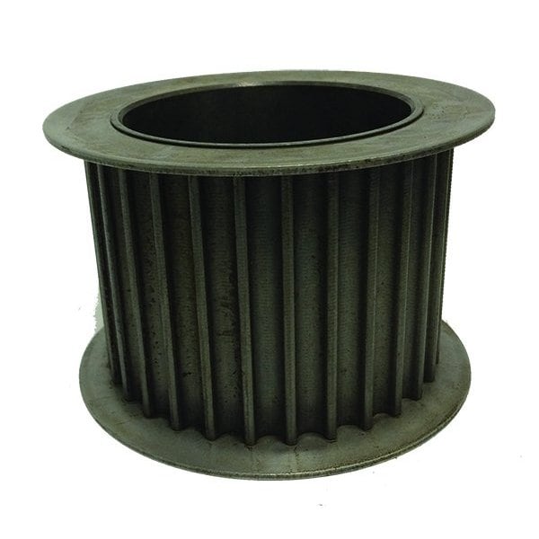 QD68-14M-85, Timing Pulley, Cast Iron, Black Oxide,